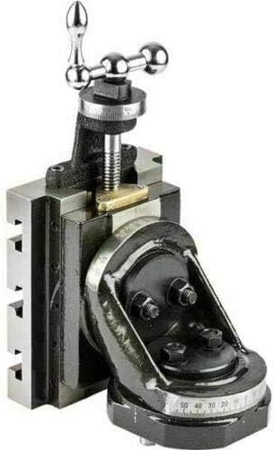 TORNO VERTICAL DE FRESADO – Base giratoria de 3.9 x 4.7in con cabezal de centrado automático de 2 pulgadas