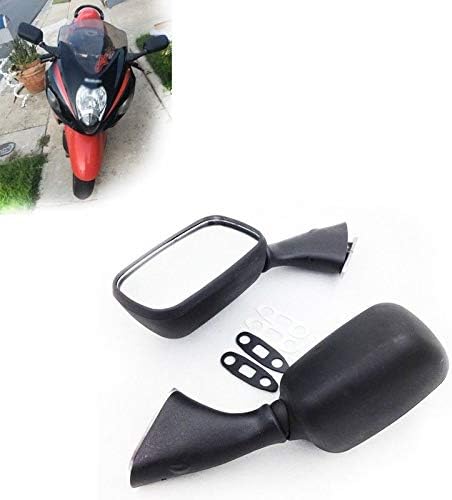 HTTMT MT305-BK – Espejos de repuesto OEM compatibles con Suzuki Gsxr600 750 1000 00-03 1300 R Hayabusa 1999-2020 negro