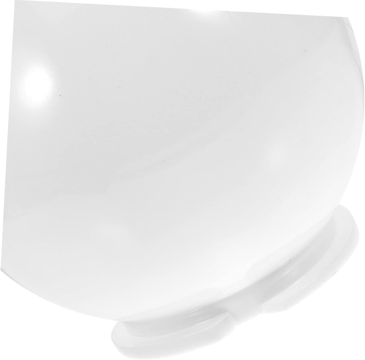 DOITOOL Pantalla redonda de globo 2 piezas bombillas bombillas de luz de piso pantalla de luz de repuesto de plástico poste de lámpara de repuesto