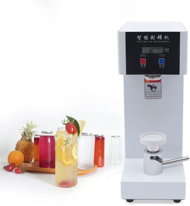 Máquina selladora de latas comercial de 110 V Máquina selladora automática de latas para el hogar Máquina selladora de latas para boca de botella de