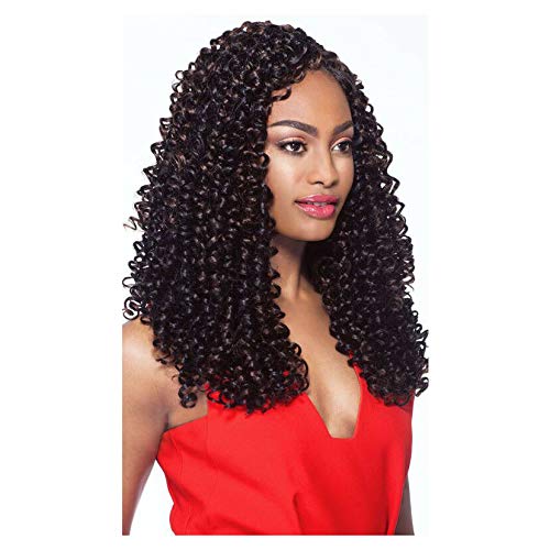 Outre X-Pression – Trenzas de ganchillo de pelo sintético 4 en 1, rizo bohemio de 14 pulgadas (paquete de 4, 2)
