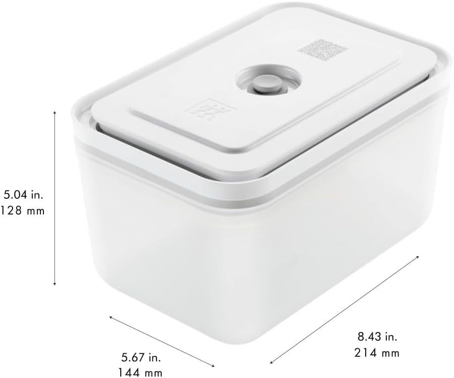 ZWILLING Recipiente hermético grande de almacenamiento de alimentos Fresh & Save, contenedor de preparación de comidas, sin BPA