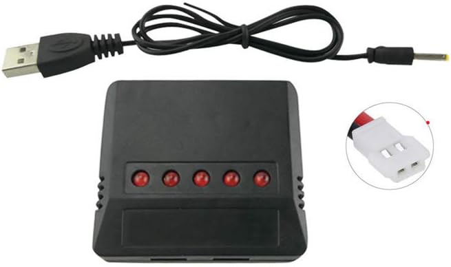 5 unids 3.7 V 720 mAh Lipo batería con 5 en 1 cargador para Syma X5C X5C-1 X5A X5 X5SC X5SW H5C V931 Drone accesorio