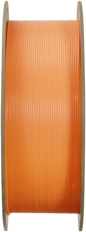 Polymaker Filamento PLA luminoso de 0.069 pulgadas, filamento de impresora 3D de ácido poliláctico naranja luminoso de 1.75 pulgadas (0.069 in),