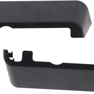 Para Toyota Land Cruiser Prado FJ120 2003-2009 Portaequipajes de techo negro cubierta central accesorio de coche 2 piezas (solo apto para Para Toyota Land Cruiser Prado FJ120 2003-2009 Portaequipajes de techo negro cubierta central accesorio de coche 2 piezas (solo apto para