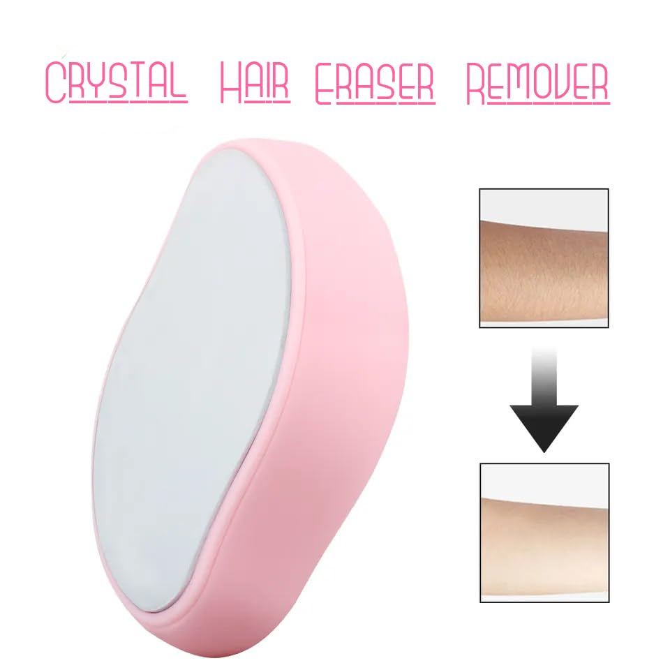 Removedor de pelo de cristal, borrador de pelo de cristal reutilizable para mujeres y hombres, herramienta mágica de depilación sin dolor, borrador