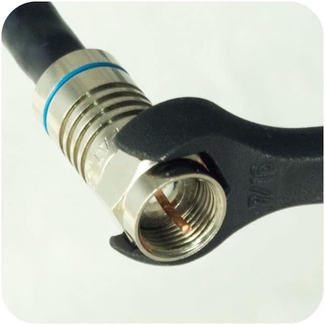 Comfy Hour Jolly Handy Tools Collection – Llave dinamométrica para conector tipo F de 716 pulgadas, 30 libras, metal