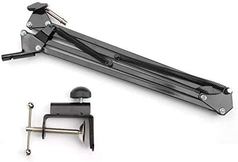Abrazadera de computadora Mount Suspension Boom Scissor brazo soporte de trípode para Logitech cámara web C922C930e C930C920C615