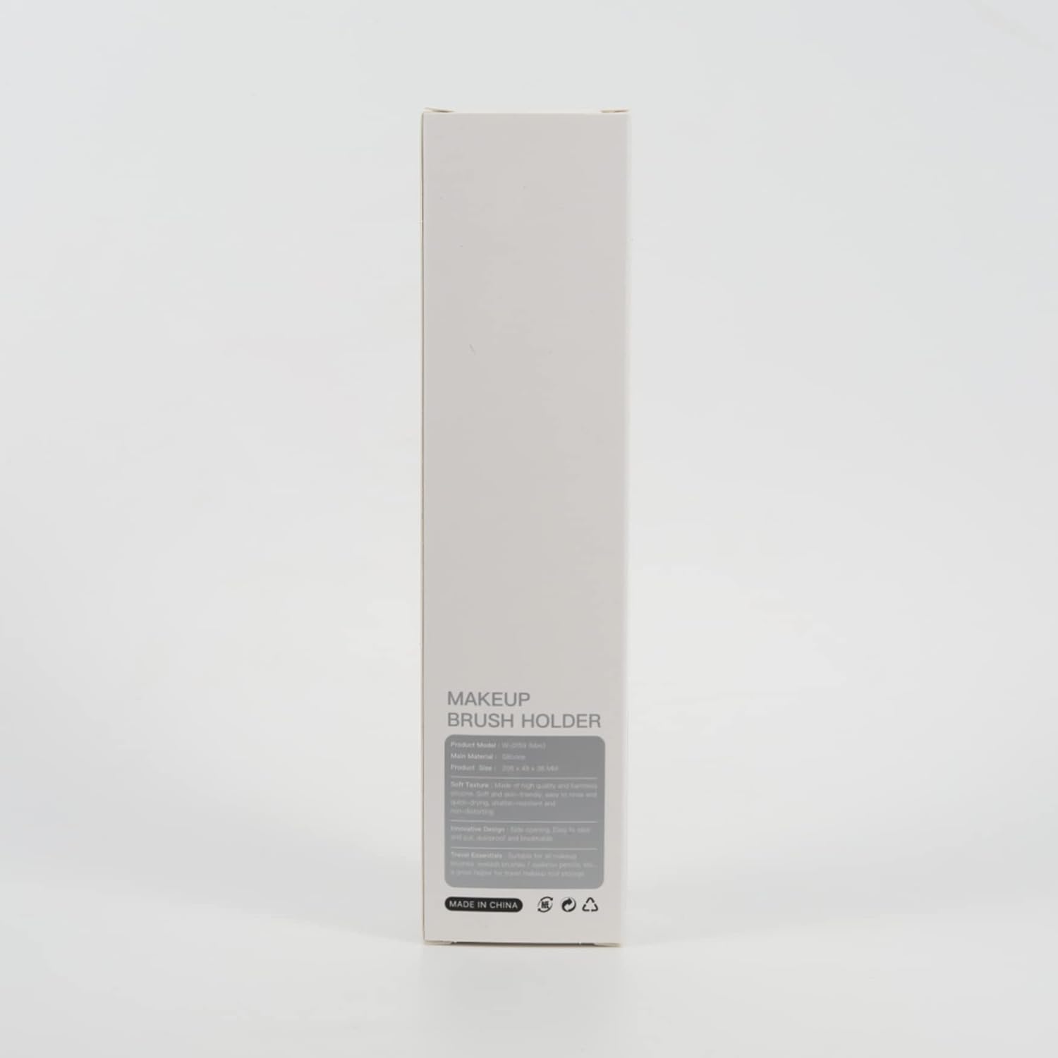 FVION Soporte para brochas de maquillaje, Caqui
