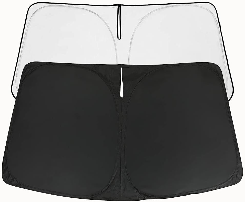 D-Lumina Parasol para parabrisas compatible con Toyota Tacoma 2016 2017 2018 2019 2020 2021 2022 2023 2024  Protector de parasol plegable para