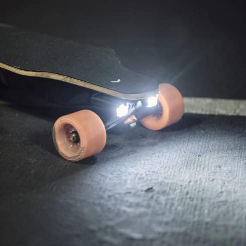 Luces de monopatín con soportes