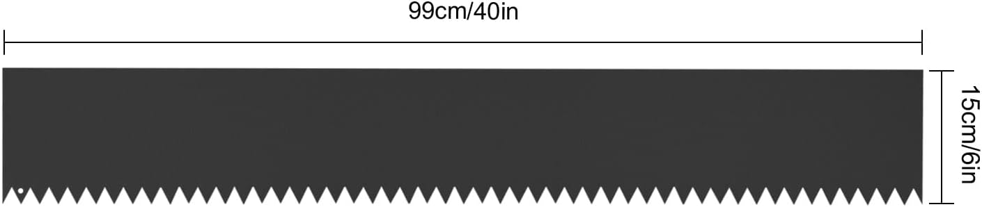 Borde de acero para paisaje, borde de acero de 40 x 6 pulgadas, borde flexible para jardín, borde de paisaje, borde de jardín para paisajismo,