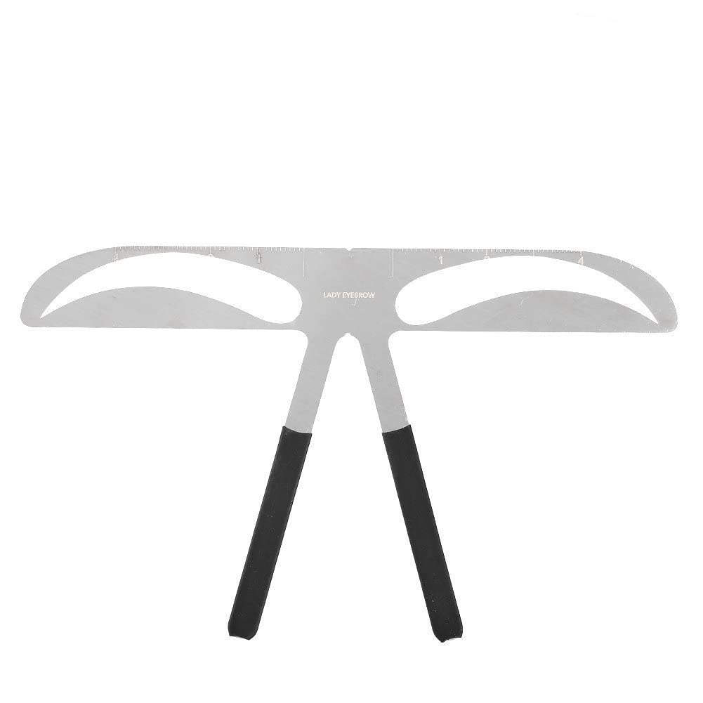Plantilla de modelado de cejas, 3 tipos de plantilla profesional para cejas, plantilla de modelado de bricolaje para definir regla herramienta de