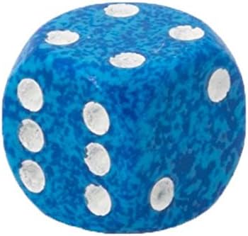 Chessex DND – Juego de dados poliédricos de plástico con agua moteada de 0.63 pulgadas, Dungeons and Dragons, incluye 12 dados  D6 (CHX25706)