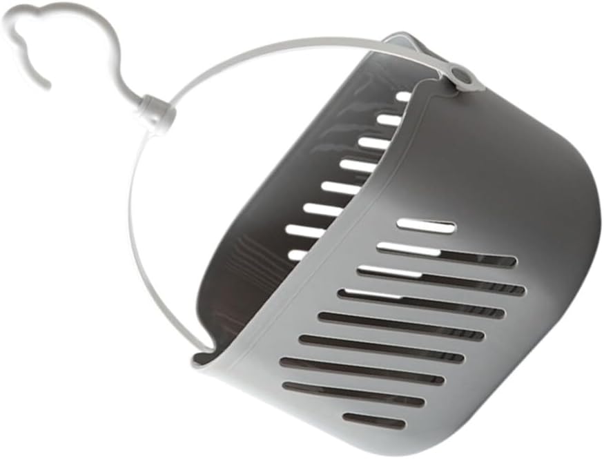 DOITOOL Organizador de ducha colgante, cesta de ducha colgante de plástico con ganchos, cestas de ducha para ducha interior, baño, organización,