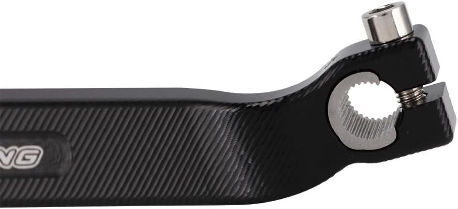JFG RACING Palanca de cambio de engranajes de motocicleta Punta plegable de varilla extendida CNC para KLR 650 KLR650 1987-2018 Plata