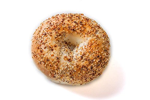 1800nycbagels Fresh New York City – 2 Docenas Surtido 6 Sésamo 6 Liso 6 Cebolla 6 Todo
