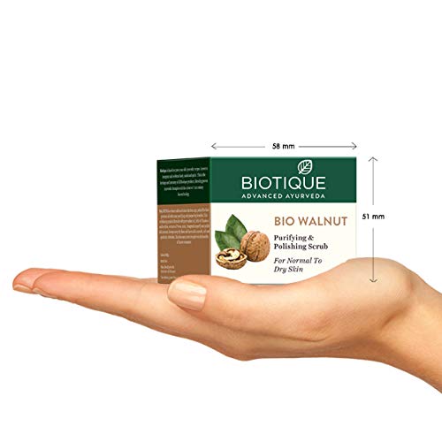 Biotique Exfoliante purificador y pulido de nuez Bio, 50 gm1.76Oz.