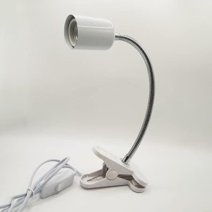 Lámpara de calor para reptiles, sin bombilla, lámpara de calefacción con abrazadera, luz de reptil UVA UVB con manguera giratoria de 360, para Lámpara de calor para reptiles, sin bombilla, lámpara de calefacción con abrazadera, luz de reptil UVA UVB con manguera giratoria de 360, para