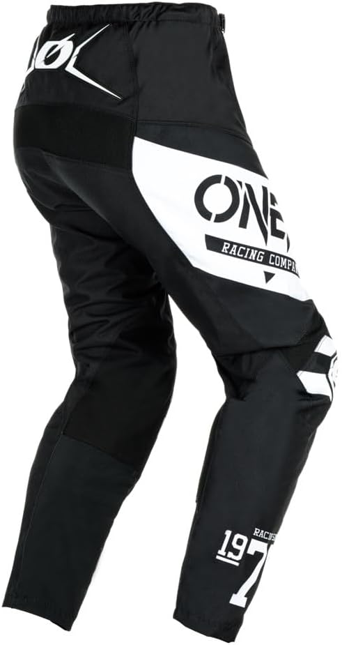 O’Neal 2024 Element Warhawk Motocross Offroad Jersey Combo de pantalón, Negroblancogris