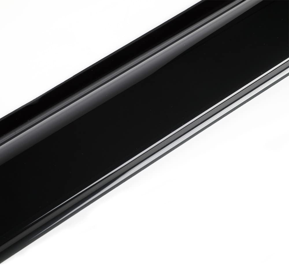 STARTSHIP 94236 Deflector de viento para ventana lateral, 4 piezas de estilo de montaje exterior, bonito juego de protectores de lluvia para Toyota