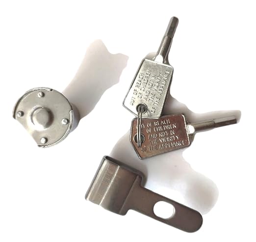 #WR01X28053 Pieza de repuesto Nuevo paquete de 2 llaves de puerta de congelador para FCM16DLAWW FCM16SLAWW para GE