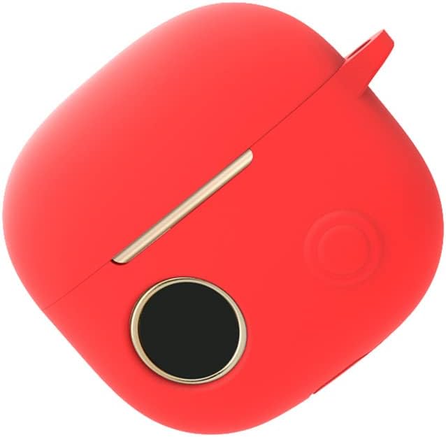 Juego de 2 fundas protectoras de silicona suave compatibles con auriculares Edifier a U2, funda protectora con llavero para Edifier TOU2 (rojo +