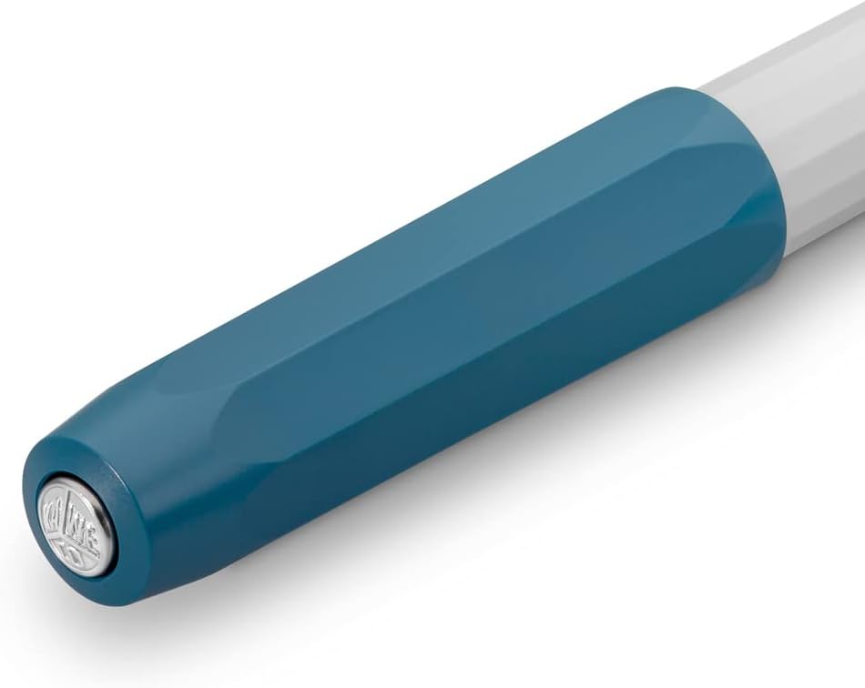 Kaweco PERKEO – Pluma estilográfica Old Chambray I Premium para cartuchos de tinta I Exclusive Pluma estilográfica 5.1 in I Nib F (fino)