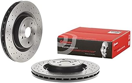 Brembo 09.C828.11 Pilar revestido ULTRAVIOLETA ventilado perforado rotor de freno SUBARU OE# 26300VA000