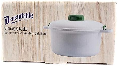 Eco Friendly Microwave Pressure Cooker Steamer Healthy Cooking Quick Fast Vegetables Meats Poultry Fish Rice Cooker No Oil Needed! BPA FREE