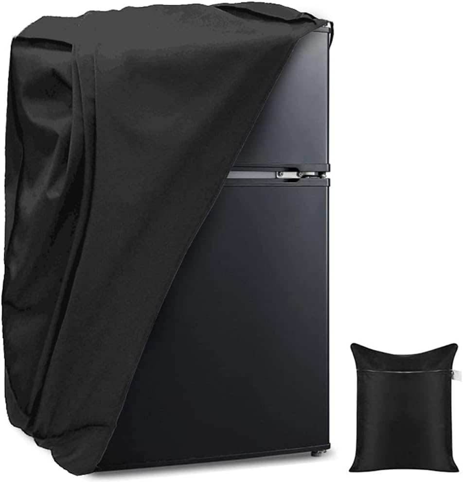 UCARE Cubierta antipolvo compatible con RCA RFR322-B RFR322 3.2 pies cúbicos de una sola puerta, mini nevera 420D tela Oxford impermeable a prueba