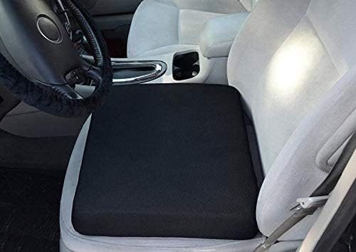 Cojines de asiento para sillas de oficina, cojín de asiento portátil de espuma viscoelástica para coxis, parte inferior antideslizante con asa de