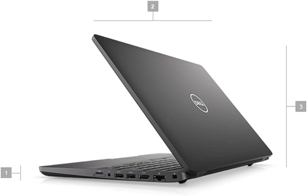 Dell Latitude 5500 Laptop 15.6 – Intel Core i7 8 generación – i7-8665U – Quad Core 4.8 GHz – SSD de 256 GB – 16 GB RAM – 1366 x 768 HD – Windows 10