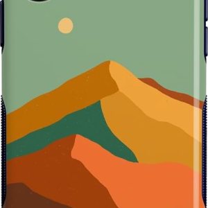 Casely Funda para iPhone XXS  Endless Peaks  Funda de montaña con bloques de color Casely Funda para iPhone XXS  Endless Peaks  Funda de montaña con bloques de color