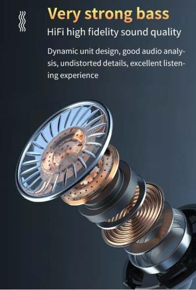 Auriculares inalámbricos, auriculares Bluetooth 5.1, emparejamiento automático, auriculares Bluetooth estéreo inalámbricos de alta fidelidad para