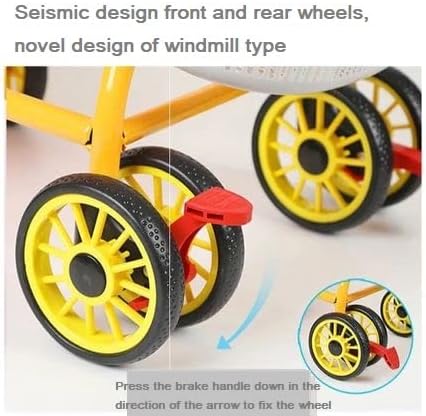 Yinpecly Juego de 2 ruedas para cochecitos de 4.7 in, ruedas multidireccionales, color negro, compatible con cochecitos y bicicletas para niños