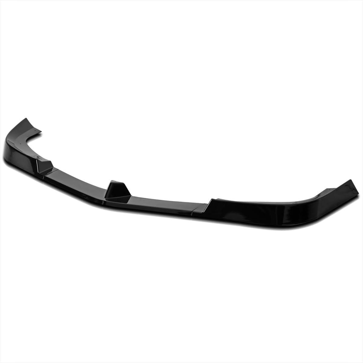 Spec-D Tuning Alerón divisor de parachoques delantero negro brillante, 3 piezas, compatible con Mercedes Benz W204 2012-2014