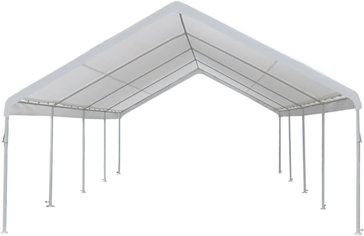 King Canopy Hercules Toldo con cubierta blanca18 x 27 pies
