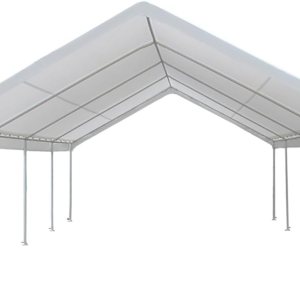 King Canopy Hercules Toldo con cubierta blanca18 x 27 pies King Canopy Hercules Toldo con cubierta blanca18 x 27 pies