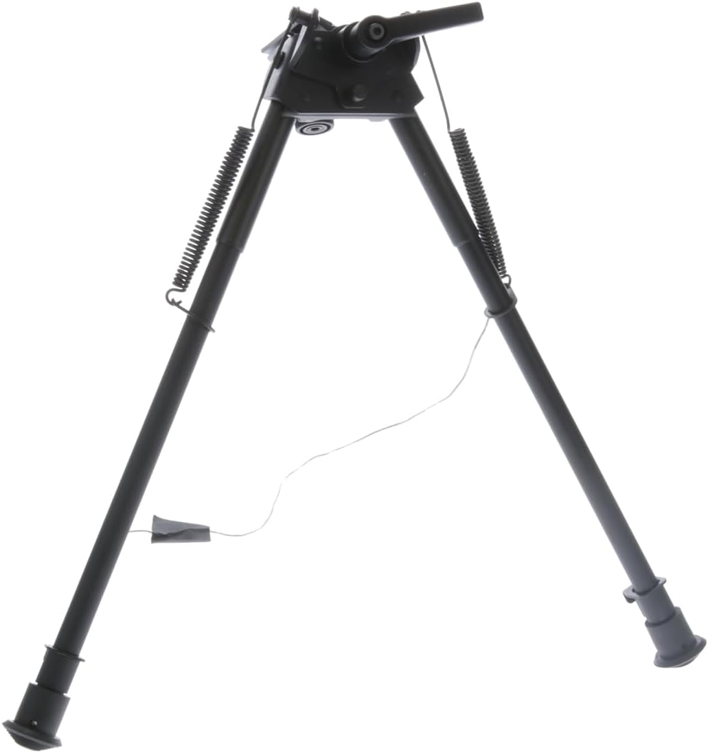 TRUGLO Tac Pod All-Metal Adjustable Lightweight Versatile Durable Portable Rifle Bipod for Bench or Prone Shooting – Base Style & Leg Length Options