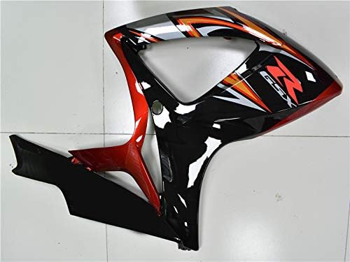 Carenado naranja rojo apto para Suzuki 2006 2007 GSXR 600750 Molde de inyección ABS Carrocería nuevo mercado de accesorios Kit de carrocería