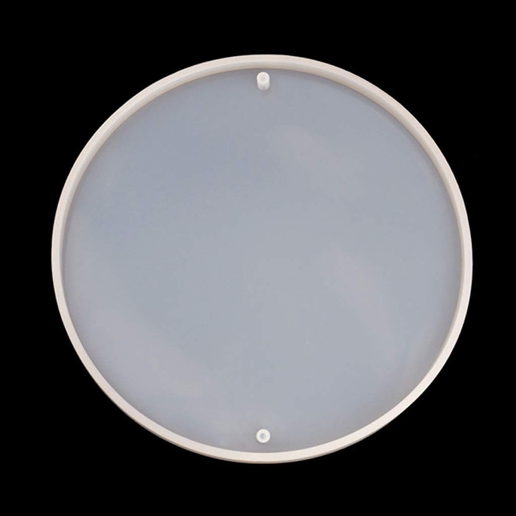El indicador claro del silicón muestra el molde de la placa, molde de la resina de epoxy de DIY