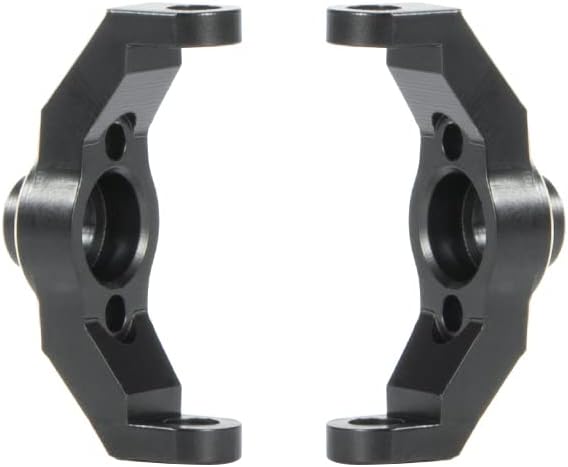Bloques de ruedas de latón C-Hubs eje delantero para 118 RC Crawler TRX4M piezas de actualización contrapeso (negro, paquete de 2)