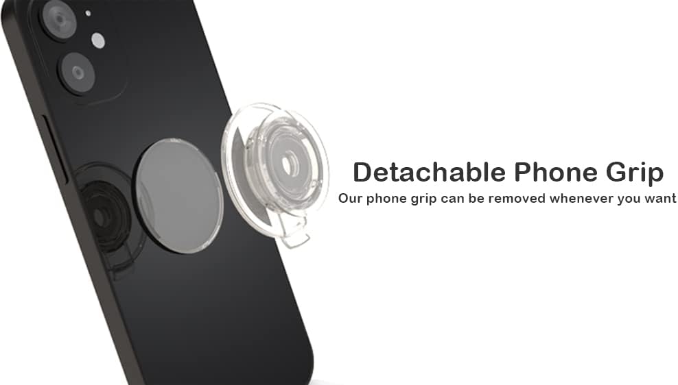 GRIPONG – Soporte plegable para teléfono móvil con forma de concha de mar con purpurina para teléfono inteligente, tableta, accesorio de teléfono