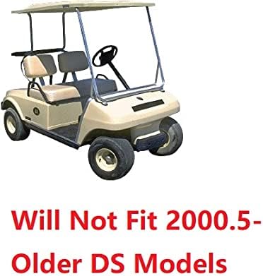 Huskey – Fundas de asiento para carrito de golf delantero y trasero para EZGO y Club Carvarios colores, material de vinilo de grado marino,