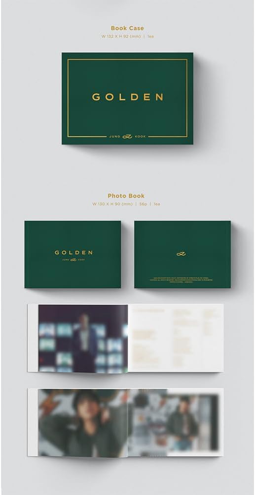 BTS JUNGKOOK GOLDEN 1er álbum en solitario Weverse Album Ver