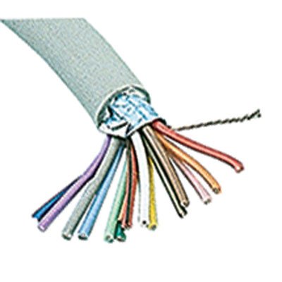 Jameco Valuepro SC9-25 Cable multiconductor, redondo, 9 conductores, 25′ de longitud, gris