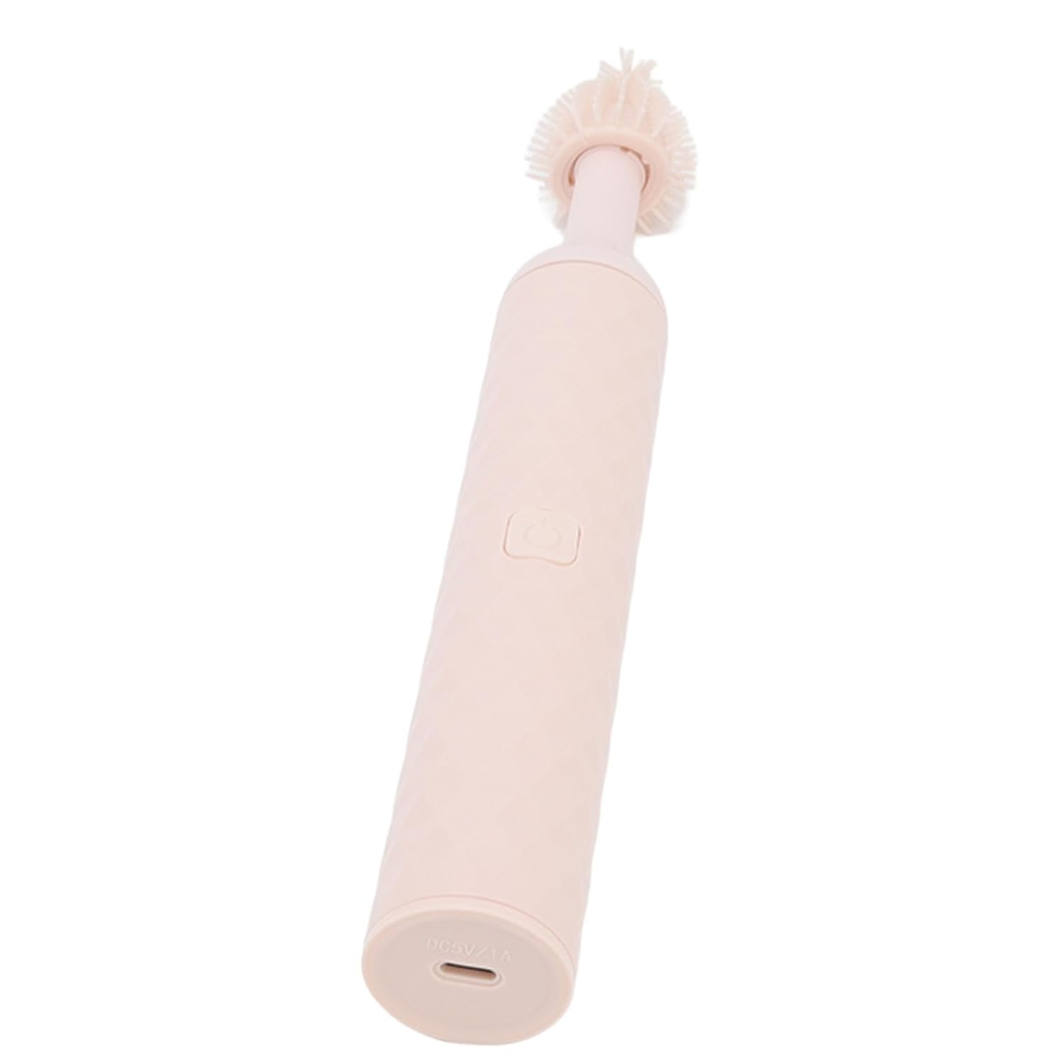 Cepillo de pezón para bebé, cepillo eléctrico para biberones, para limpiar biberones (3 piezas, rosa)