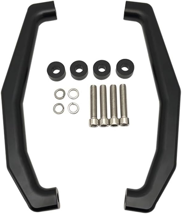 ZAJCI Reposabrazos del asiento trasero de la motocicleta, barras de agarre trasero para asiento trasero de pasajero para Y&AMAHA MT-09 MT09 SP MT 09