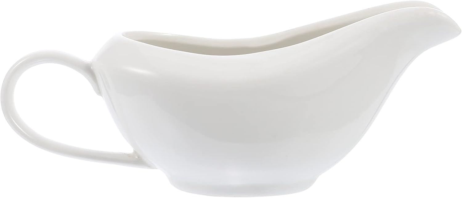 Cabilock Salsa de porcelana para salsa, barco, salsa de cerámica, platos de azúcar de crema blanca, tazones de salsa para aderezos de ensalada,